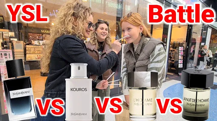 Women React to YSL Y EDP, YSL La Nuit de L'Homme , YSL L'Homme & YSL Kouros 💥 Street Battle