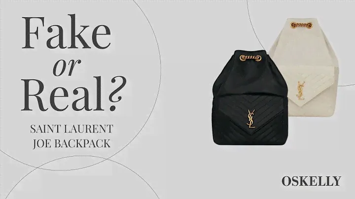 Оригинал или подделка: Saint Laurent Joe Backpack