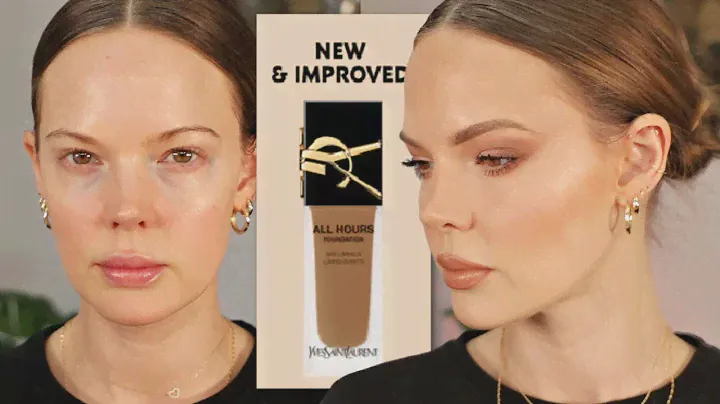 YSL REFORMULATED ALL HOURS FOUNDATION! Is it better than the old formulation? *dry skin tested*