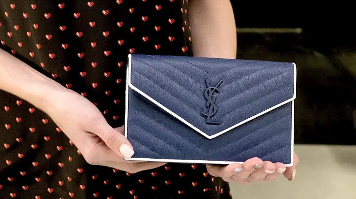 Женский клатч SAINT LAURENT, кожа теленка, review: ID 162802
