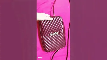 SAINT LAURENT LOU CAMERA BAG IN QUILTED DARK RED LEATHER 我的第一个奢侈包
