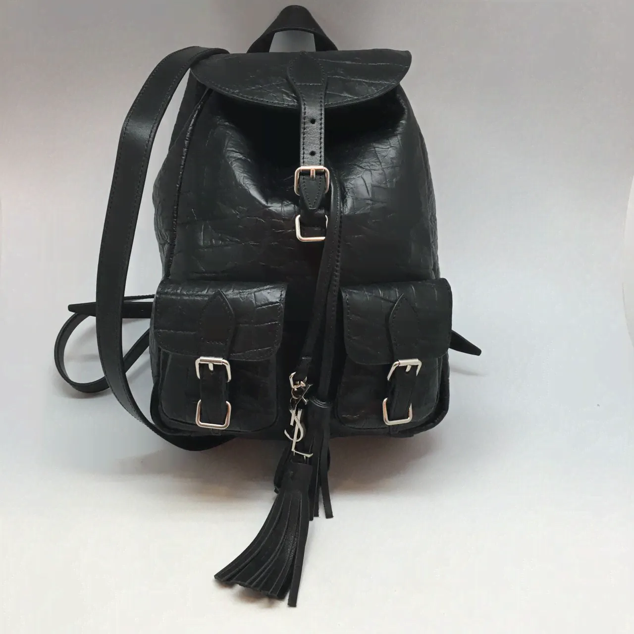 Женский рюкзак Yves Saint Laurent Black-0
