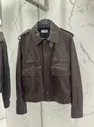 Кожаная куртка Yves Saint Laurent LUX-96073