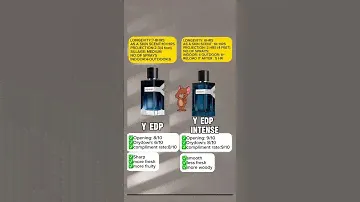 Yves Saint Laurent Y EDP VS Y EDP INTENSE! YSL FRAGRANCES FOR MEN 💥 #perfume