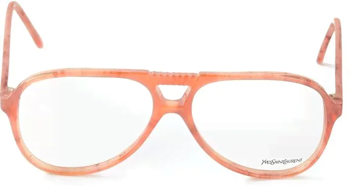 Мужские оранжевые солнцезащитные очки от Yves Saint Laurent-0