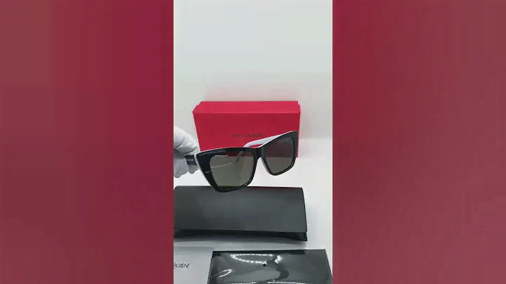 Солнцезащитные очки Yves Saint Laurent YSL SL 276 Mica 004 (чёрно-белая оправа и чёрные линзы)