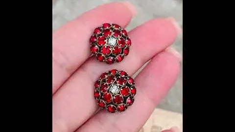 Серебряные серьги - клипсы 875