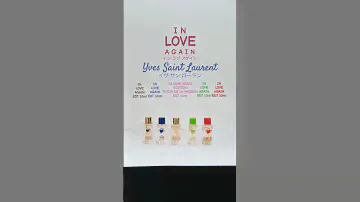 YVES SAINT LAURENT IN LOVE AGAIN サンローランのインラブアゲインです。ボトルもハート型になっている可愛いデザインです。多分25年ぐらい前の香水です。後5日間ご覧下さい。
