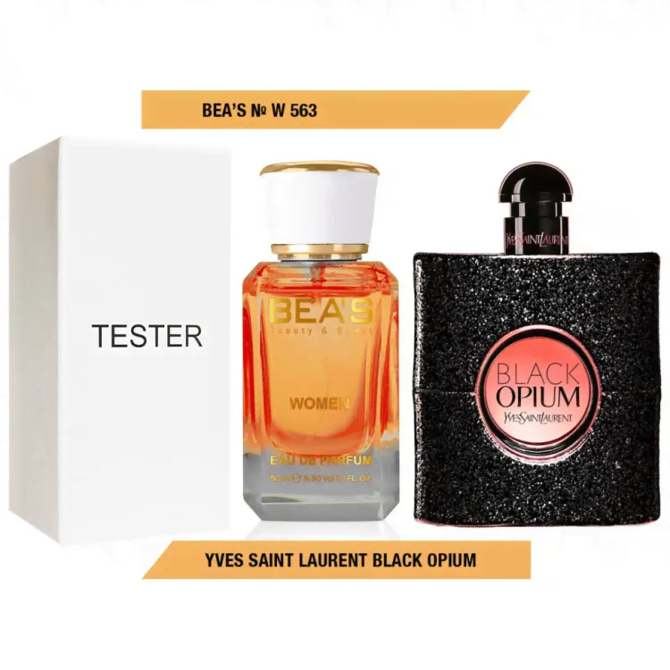 Тестер Beas Yves Saint Laurent Black Opium 50 ml for women арт. W 563 (без коробки)-0