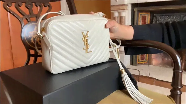 YSL white Lou camera bag unboxing