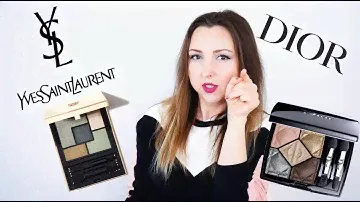 💪БИТВА ПАЛЕТОК DIOR VS. YSL люксовая косметика
