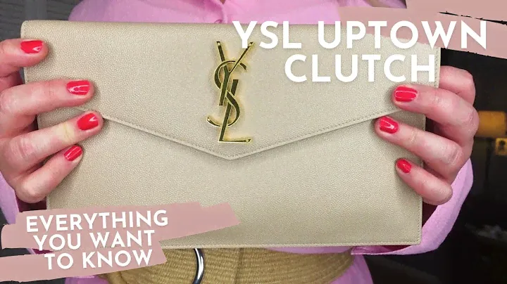 КЛАТЧ YSL SAINT LAURENT Uptown | Все, что вы хотите знать | Обзор и советы по стилю! Распаковка